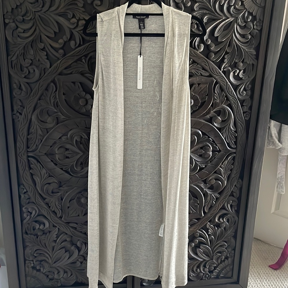 White House Black Market long duster
